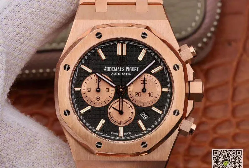 Audemars Piguet Royal Oak Chronograph 26331OR.OO.1220OR OM Factory Men Watches 1:1 Best Edition Replica Watch Swiss ETA7750 18K Rose gold on stainless steel bezel